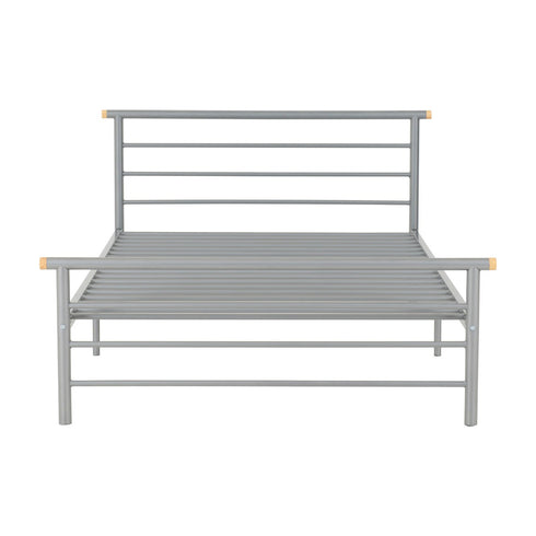 Orion 4FT6 Bed - Silver